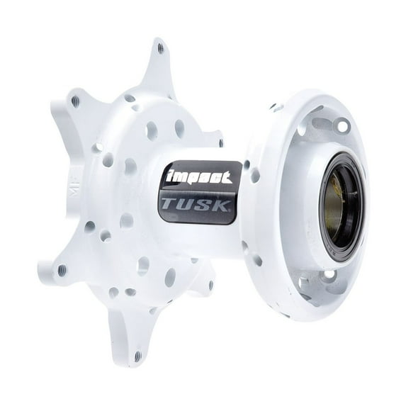 Tusk Impact Motorcycle Hub - Front White for Ktm 250 Sx 2003-2014