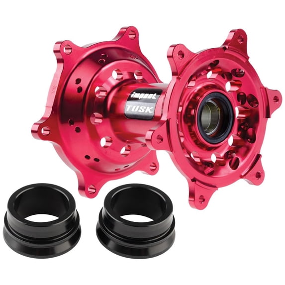 Tusk Impact Motorcycle Hub - Rear Red for Husqvarna TX 300 (Fuel Injected) 2020-2022