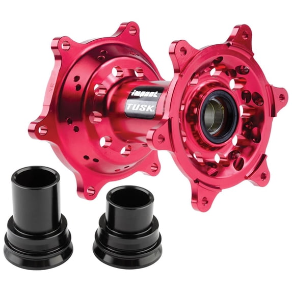 Tusk Impact Motorcycle Hub - Rear Red for KTM 500 EXC 2012-2016