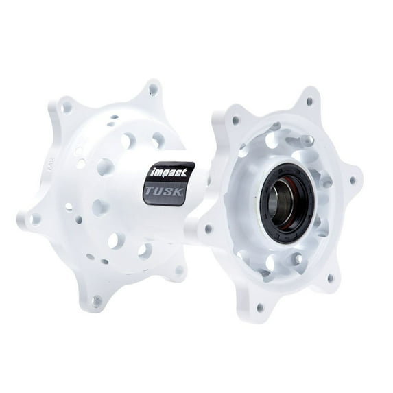Tusk Impact Motorcycle Hub - Rear White for Husqvarna Te 300 2014-2018