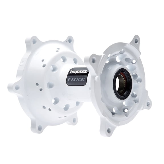 Tusk Impact Motorcycle Hub - Rear White For KAWASAKI KX450 2019-2023