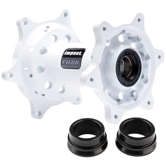Tusk Impact Motorcycle Hub - Rear White for Husqvarna FC 450 Rockstar Edition 2018-2021