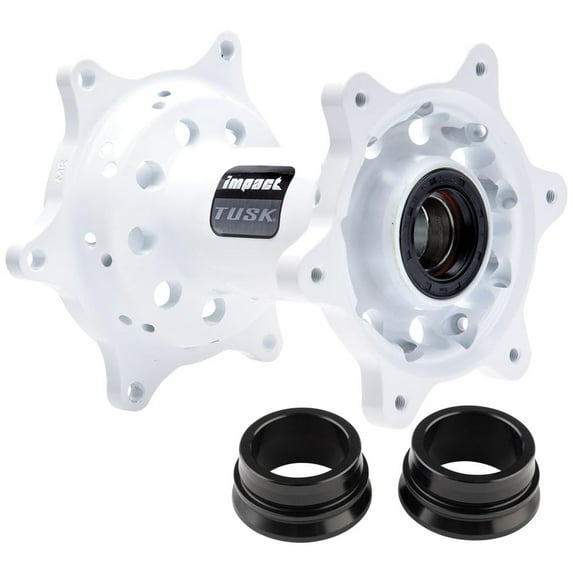 Tusk Impact Motorcycle Hub - Rear White for KTM 125 XC 2021-2022