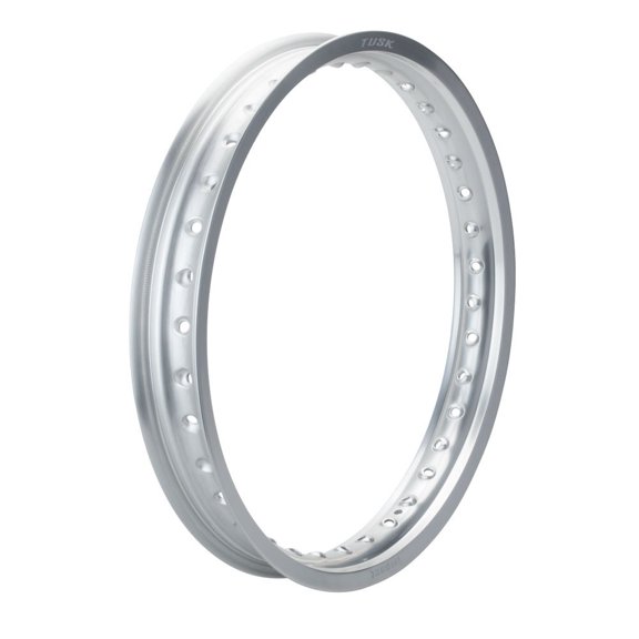 Tusk Impact Rim - Rear 36 Spoke Hole, 19 x 2.15 Silver For Suzuki RMZ250 2004-2022