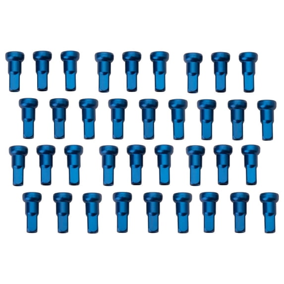Tusk Impact Wheel Replacement Spoke Nipple Kit Front Blue for Ktm 530 Exc-R 2008-2011