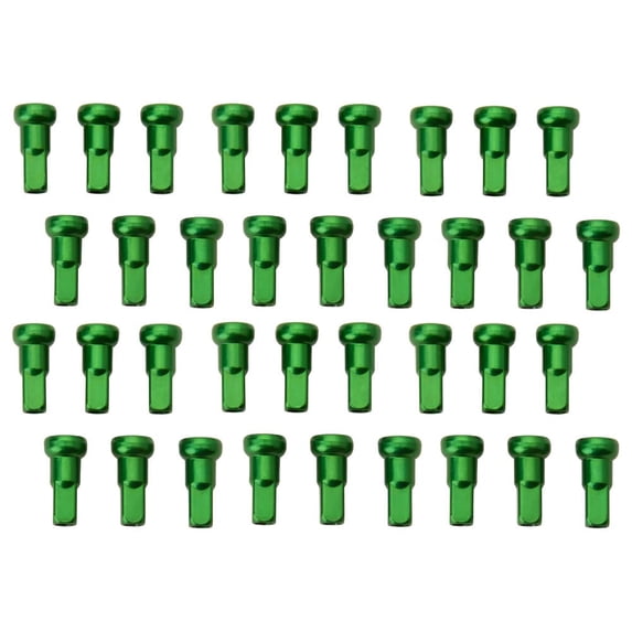 Tusk Impact Wheel Replacement Spoke Nipple Kit Front Green For Honda CRF450R Works Edition 2019-2025