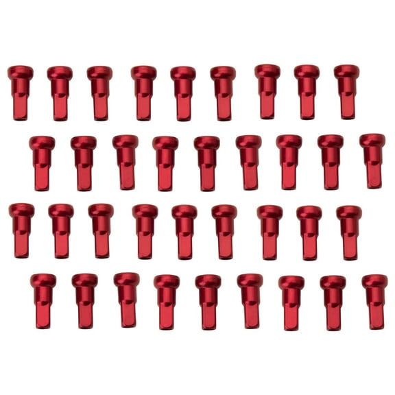 Tusk Impact Wheel Replacement Spoke Nipple Kit Front Red for Husqvarna Fc 450 Rockstar Edition 2018-2022