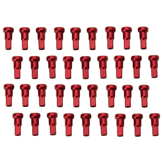 Tusk Impact Wheel Replacement Spoke Nipple Kit Front Red for Ktm 500 Exc-F Six Days 2020-2023