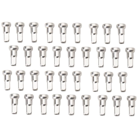 Tusk Impact Wheel Replacement Spoke Nipple Kit Front Silver For Kawasaki KX450SR 2022-2023,2025