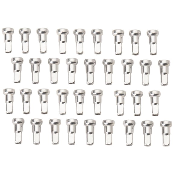 Tusk Impact Wheel Replacement Spoke Nipple Kit Rear Silver For HUSQVARNA TE 125 2014-2016