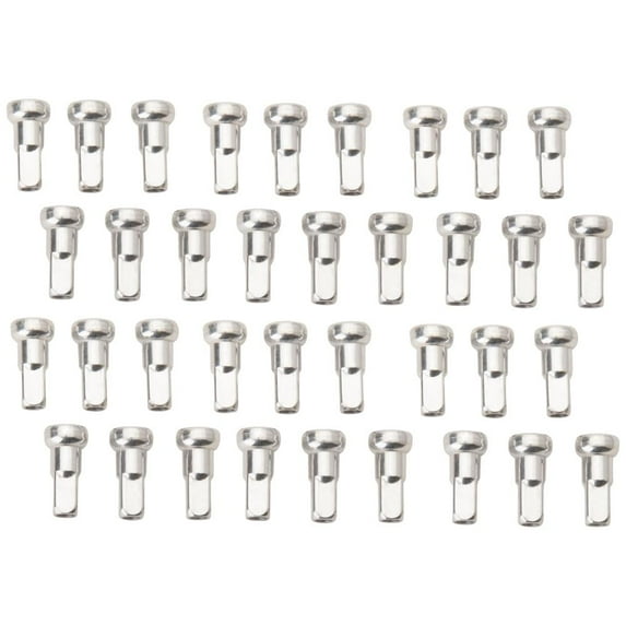 Tusk Impact Wheel Replacement Spoke Nipple Kit Rear Silver for Ktm 500 Xc-W 2012-2016