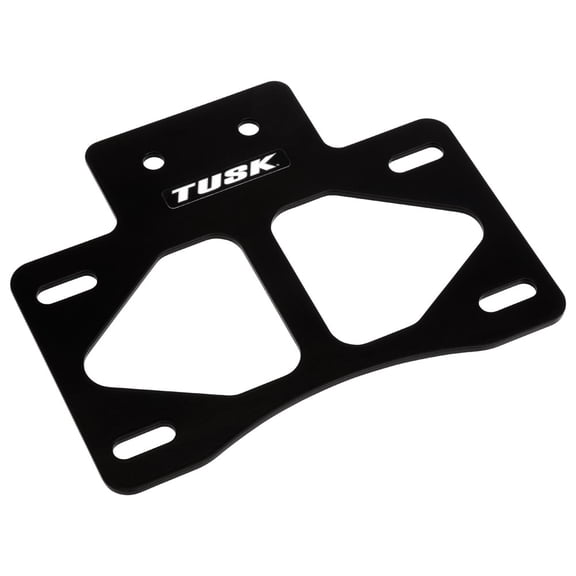 Tusk License Plate Mount Black Powder Coated For Yamaha Wolverine RMAX2 1000 Limited Edition 2021-2025