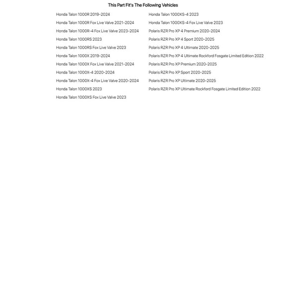 Tusk Low Profile Roll Cage Clamp for Tusk UTV Full View Glass Windshield 2"