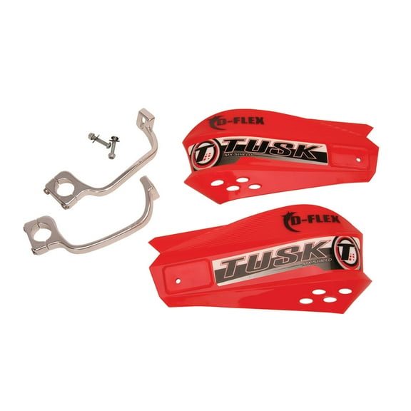 Tusk MX D-Flex MC Handguards Red