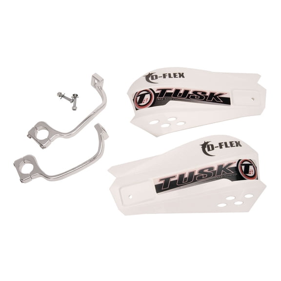 Tusk MX D-Flex MC Handguards White