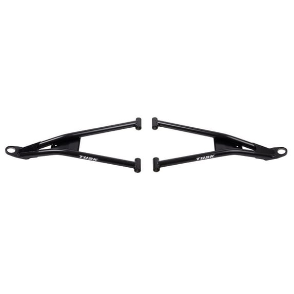 TUSK Mohawk Extreme Duty High Clearance Lower A-Arms Black with Bushing Hardware & Ball Joints for Polaris RZR XP 4 Turbo Limited Edition 2019