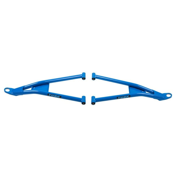 TUSK Mohawk Extreme Duty High Clearance Lower A-Arms Blue with Bushing Hardware & Ball Joints for Polaris RZR XP 4 Turbo Fox Edition 2018