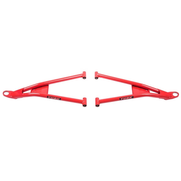 Tusk Mohawk Extreme Duty High Clearance Lower A-Arms Red with Bushing Hardware & Ball Joints For Polaris RZR XP 1000 Ultimate 2023