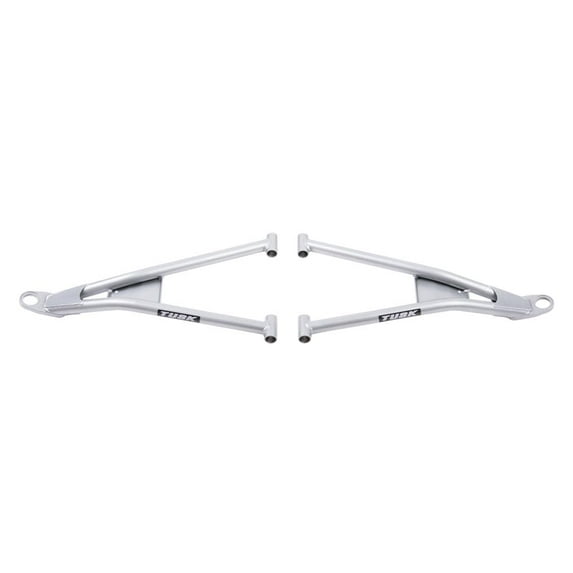 Tusk Mohawk Extreme Duty High Clearance Lower A-Arms Silver with Bushing Hardware & Ball Joints For POLARIS RZR XP Turbo EPS 2016-2021