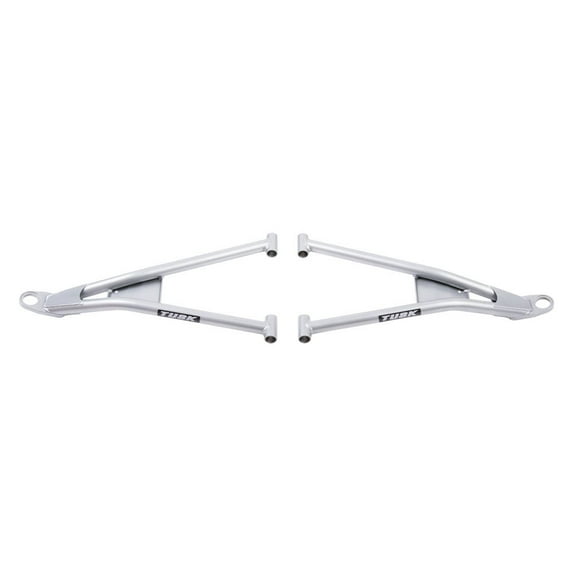 Tusk Mohawk Extreme Duty High Clearance Lower A-Arms Silver with Bushing Hardware Only For POLARIS RZR XP Turbo FOX Edition 2018