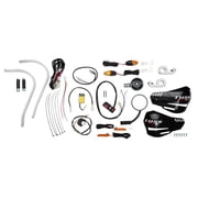 Tusk Motorcycle Enduro Lighting Kit with Handguard Turn Signals without Taillight with Silver Wrap Around Handguards For KTM 300 XC-W Erzbergrodeo Fuel Injected 2020-2023
