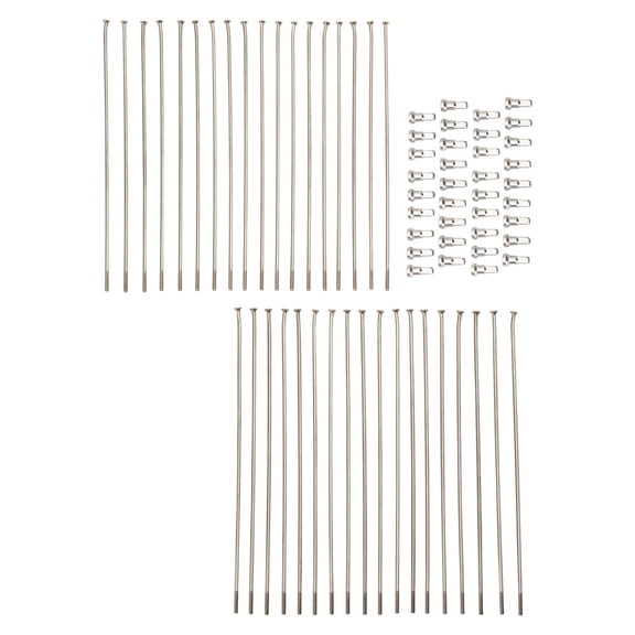 Tusk Motorcycle Spoke Kit - Front 21" Silver Spoke/Silver Nipple For Sur-Ron Light Bee X 2018-2025