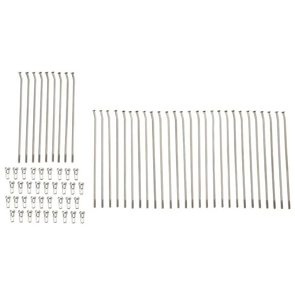 Tusk Motorcycle Spoke Kit - Rear 18" Silver Spoke/Silver Nipple For Sherco 125 SE-R Racing 2017-2018