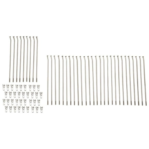 TUSK Motorcycle Spoke Kit - Rear 18" Silver Spoke/Silver Nipple for Sherco 300 SEF-R Racing 2014-2022