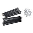 thumbnail image 1 of Tusk Motorcycle Spoke Kit - Rear 19" Black Spoke/Silver Nipple For Yamaha YZ450FX 2016-2024, 1 of 5