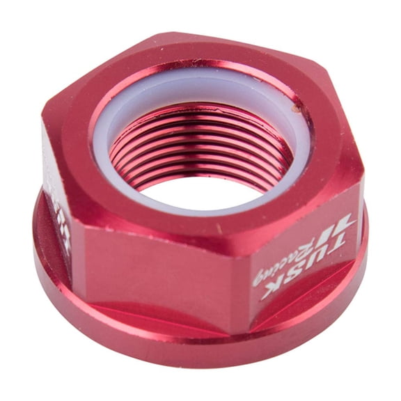 Tusk Nyloc Axle Nut M22 X 1.50 Red for Honda Crf250R 2004-2025