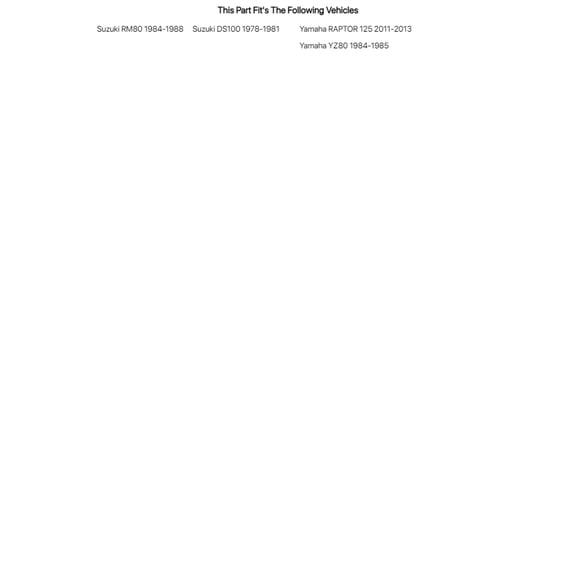 Tusk Off-Road Tusk 428 Off-Road Chain 428x114 for Yamaha Raptor 125 2011-2013