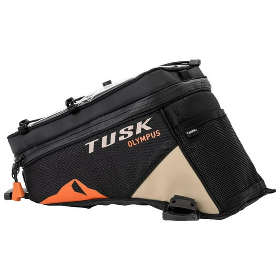 Tusk Off-Road Tusk Olympus Tank Bag Large Black/Tan For KTM 390 Adventure SW 2023-2024