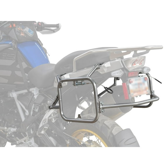 Tusk Pannier Racks Metallic Silver For BMW R1200GS Adventure 2013-2016