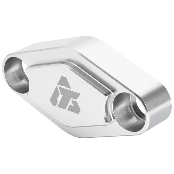 Tusk Parking Brake Block Off Plate Polished For Cannondale FX400 2001