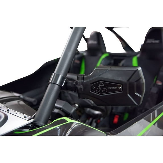 Tusk Pivot Folding Mirror Kit with Low Profile UTV Roll Cage Clamp For POLARIS RZR XP 1000 2014-2021