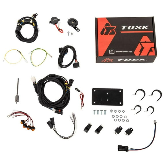 Tusk Plug and Play UTV Signal & Horn Kit Button Lights For Can-Am Maverick X3 Max X RS Turbo R 72 Inch 2017-2019
