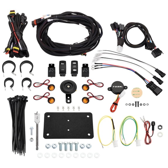 Tusk Plug and Play UTV Signal & Horn Kit Button Lights for Can-Am Defender HD9 Max DPS 2022-2023