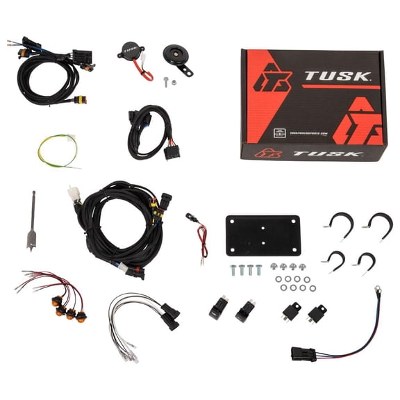 Tusk Plug and Play UTV Signal & Horn Kit Button Lights for Polaris RZR XP 4 1000 Ultimate 2023