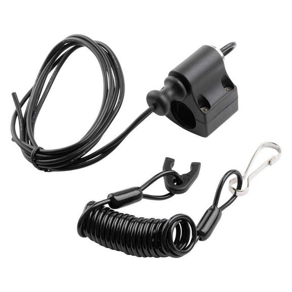 Tusk Power Pull Tether Kill Switch Black For Kawasaki KFX 80 2003-2006