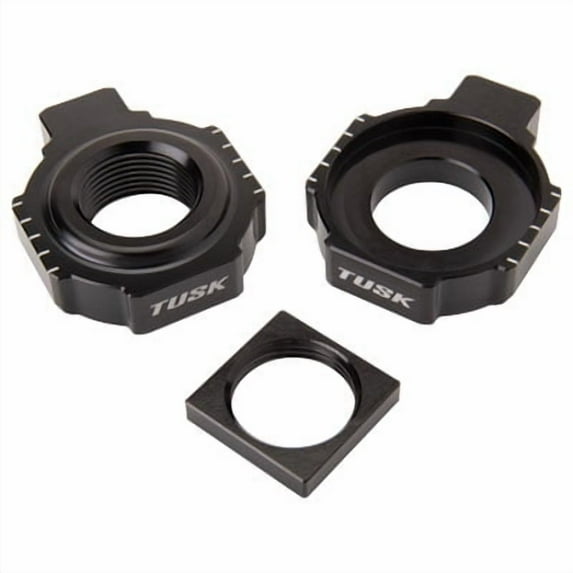Tusk Racing Axle Blocks Black for Ktm 150 Sx (Fuel Injected) 2025