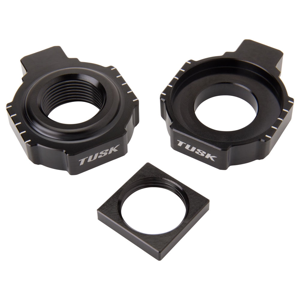Tusk Racing Axle Blocks Black for KTM 450 XCFW 2024