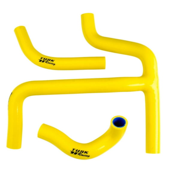 Tusk Radiator Hose Kit Yellow Compatible with Suzuki RMZ450 2008-2017
