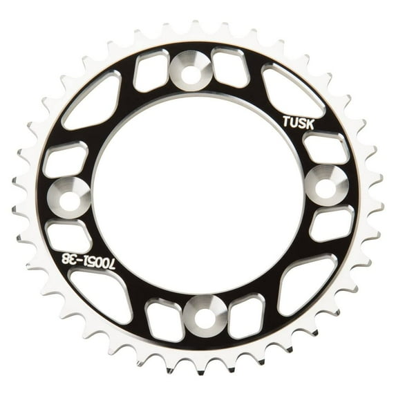 Tusk Rear Aluminum Sprocket 38 Tooth Black for Ktm 50 Sx Factory Edition 2021-2024