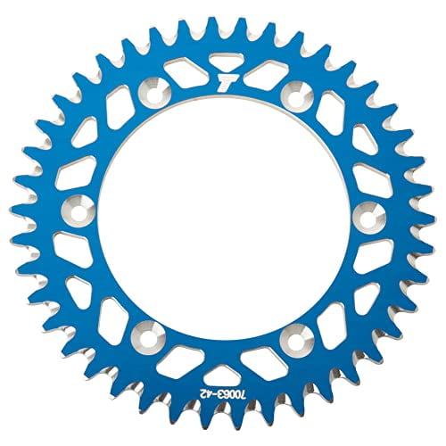Tusk Rear Aluminum Sprocket 42 Tooth Blue for Yamaha YZ250 50TH Anniversary Edition 2024