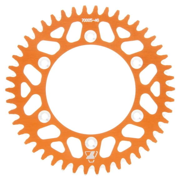 Tusk 209-167-0005 Rear Aluminum Sprocket - Orange - 46 Tooth
