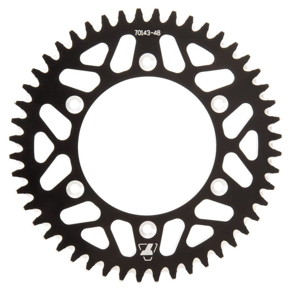 Tusk Rear Aluminum Sprocket 48 Tooth Black for Beta 390 RR-S 2017-2023