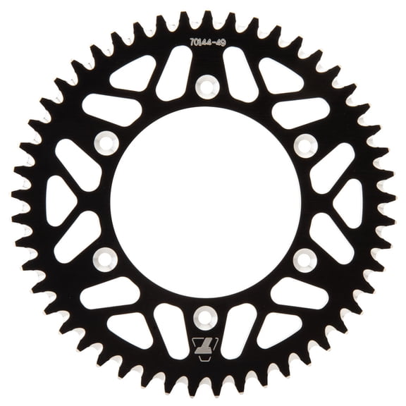 Tusk Rear Aluminum Sprocket 49 Tooth Black For Beta 250 Xtrainer 2025