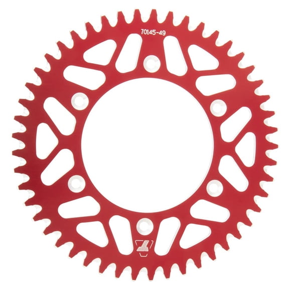 Tusk Rear Aluminum Sprocket 49 Tooth Red for Beta 300 RX 2021-2024
