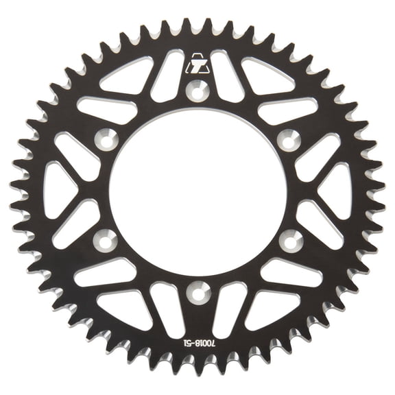 Tusk Rear Aluminum Sprocket 51 Tooth Black For KTM 300 XC-W Factory Edition (Fuel Injected) 2025