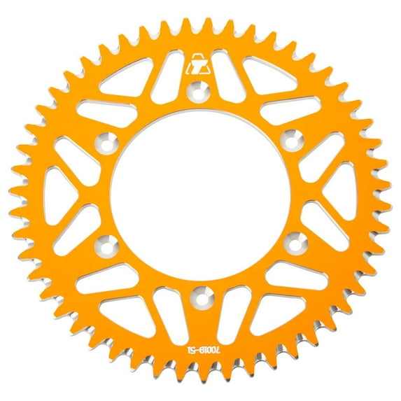 Tusk Rear Aluminum Sprocket 51 Tooth Orange for KTM 505 SX-F 2007-2008